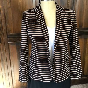J.Crew Knit Black and Tan blazer